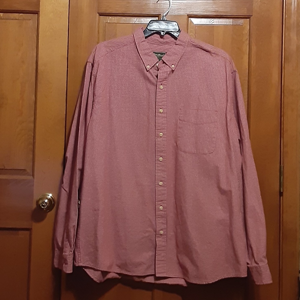 Eddie Bauer Red & White Check Shirt